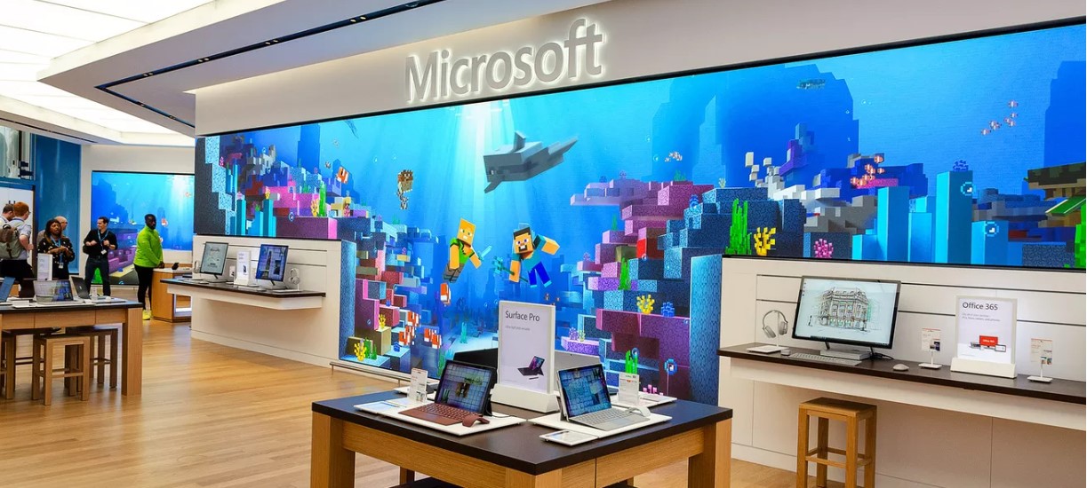 Microsoft migra das lojas físicas para e-commerce